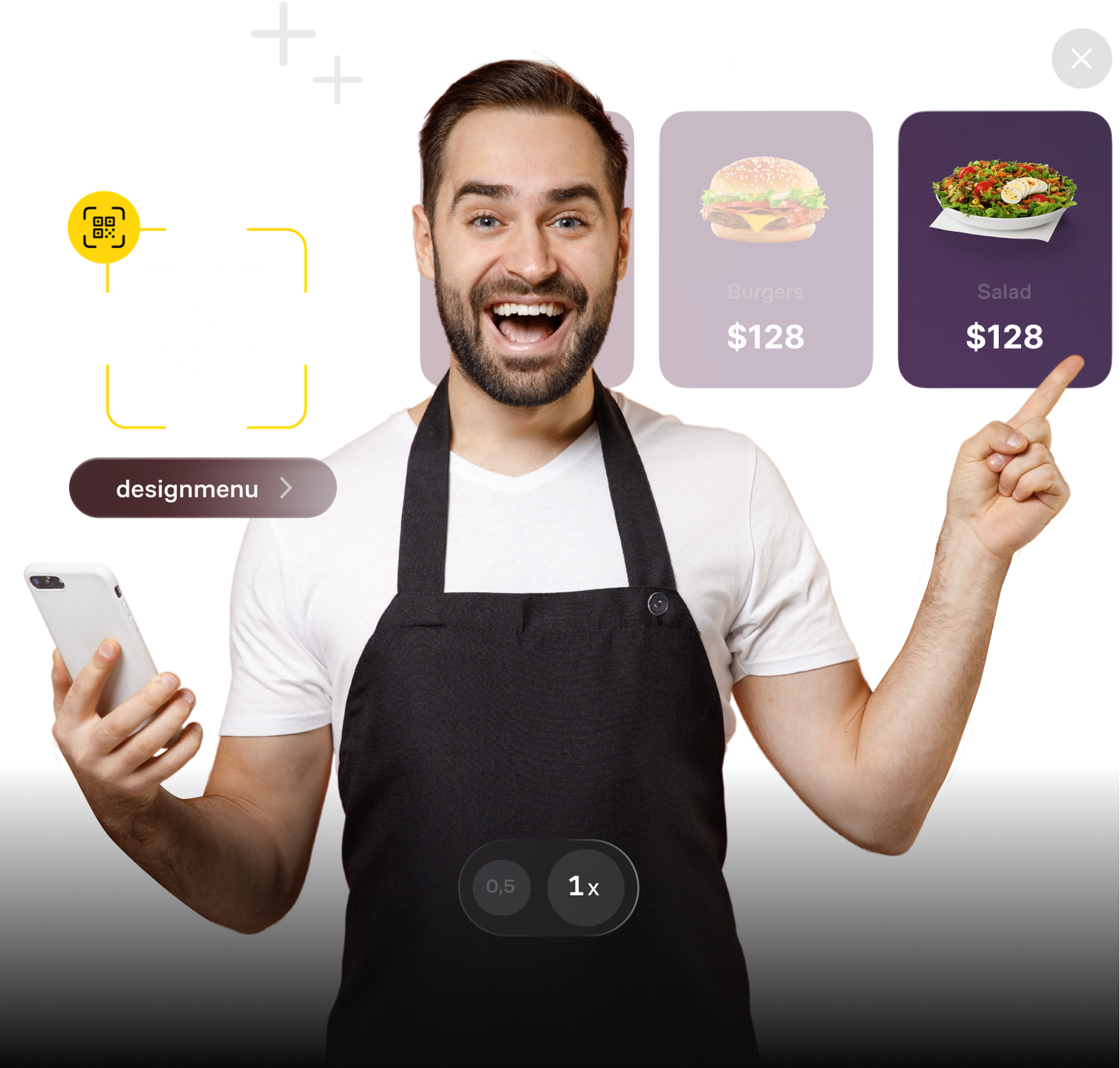 Development of on-screen menu design for mobile devices